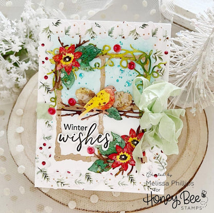 Lovely Layers: Seasonal Frame - Honey Cuts - Stand - Alone Dies - Honey Bee Stamps