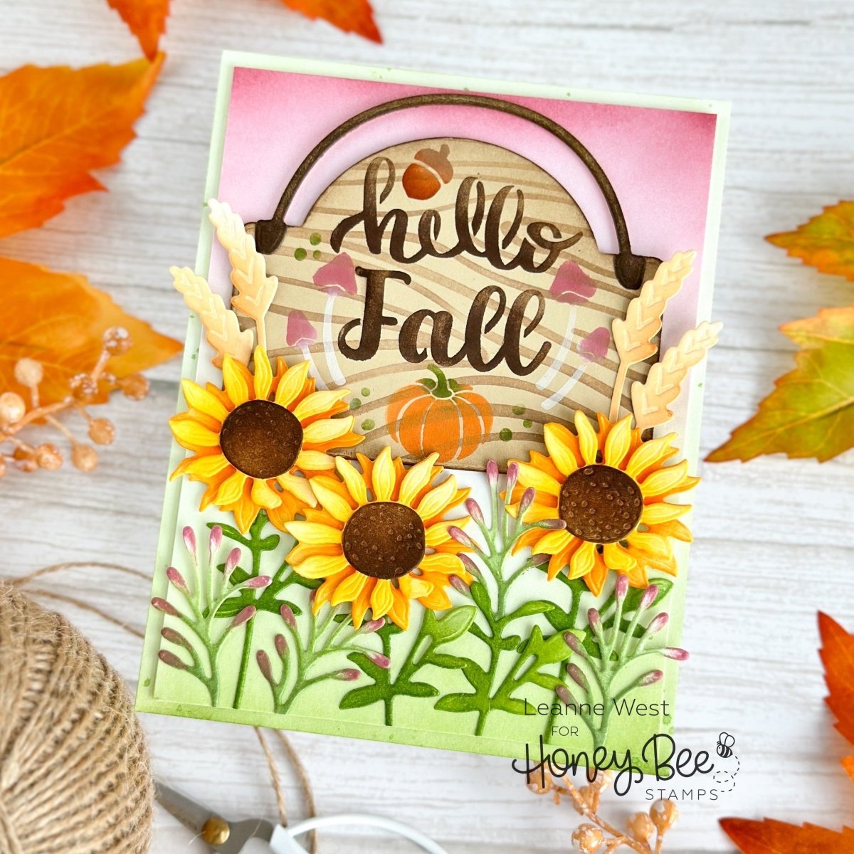 Lovely Layers: Seasonal Signs - Honey Cuts - Stand - Alone Dies - Honey Bee Stamps