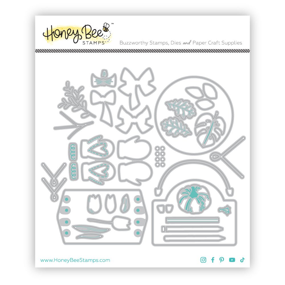 Lovely Layers: Seasonal Signs - Honey Cuts - Stand - Alone Dies - Honey Bee Stamps