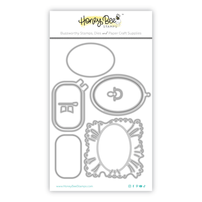 Lovely Layers: Shaped Embroidery Hoop - Honey Cuts - Stand - Alone Dies - Honey Bee Stamps