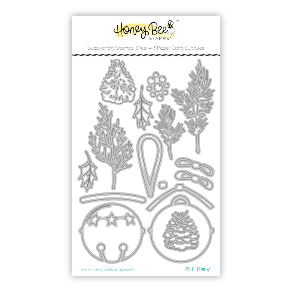 Lovely Layers: Sleigh Bell - Honey Cuts - Stand - Alone Dies - Honey Bee Stamps