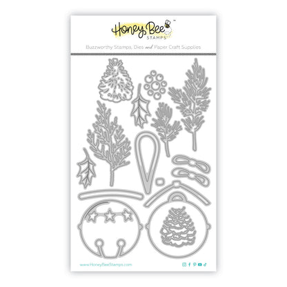 Lovely Layers: Sleigh Bell - Honey Cuts - Stand - Alone Dies - Honey Bee Stamps