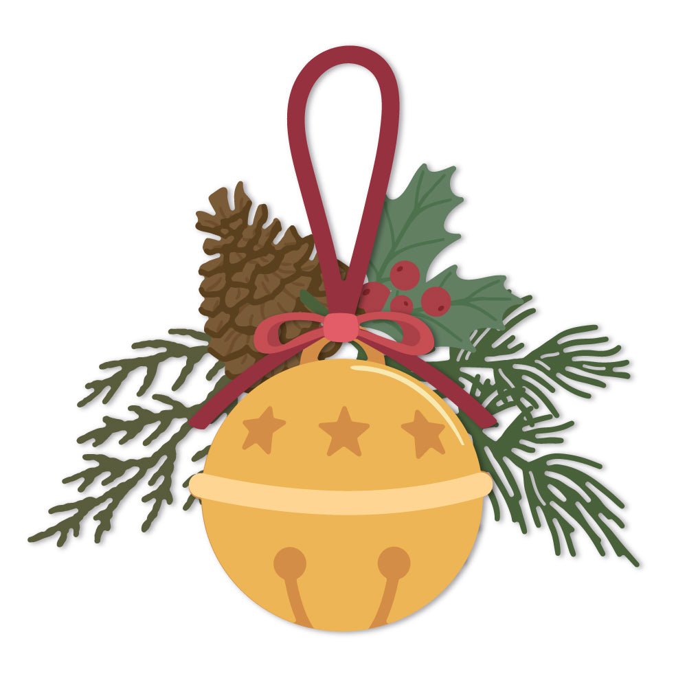 Lovely Layers: Sleigh Bell - Honey Cuts - Stand - Alone Dies - Honey Bee Stamps