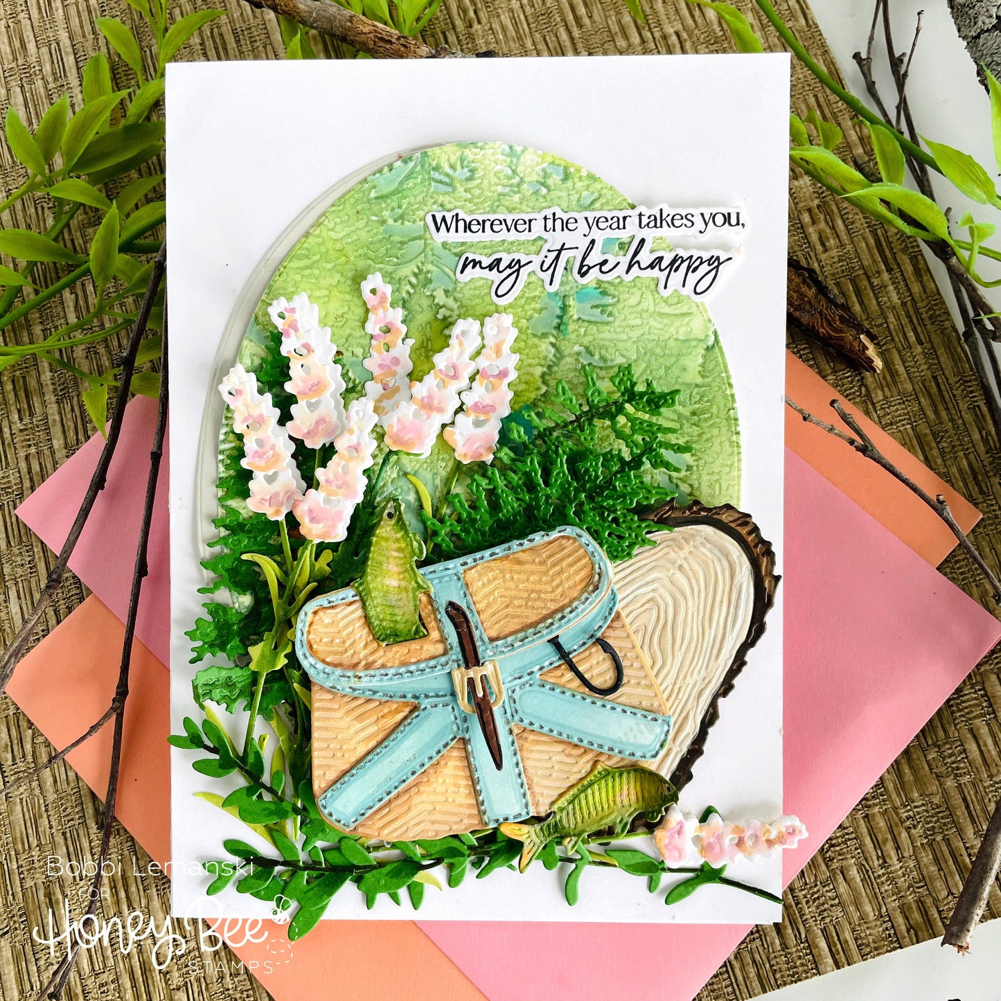 Lovely Layers: Slice & Stump - Honey Cuts - Honey Bee Stamps