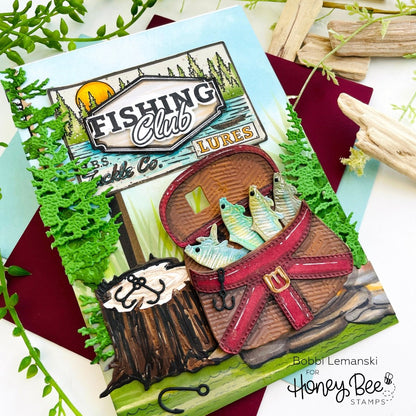 Lovely Layers: Slice & Stump - Honey Cuts - Stand - Alone Dies - Honey Bee Stamps