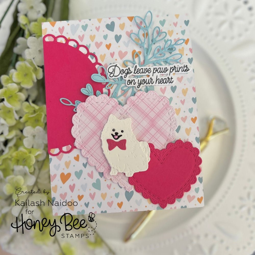 Lovely Layers: Small Dogs - Honey Cuts - Stand - Alone Dies - Honey Bee Stamps