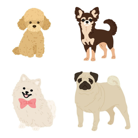 Lovely Layers: Small Dogs - Honey Cuts - Stand - Alone Dies - Honey Bee Stamps