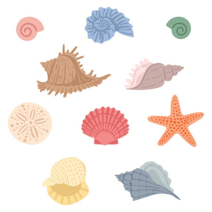 Lovely Layers: Small Seashells - Honey Cuts - Stand - Alone Dies - Honey Bee Stamps