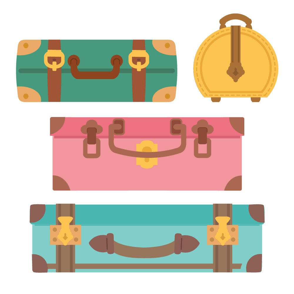 Lovely Layers: Small Suitcases - Honey Cuts - Stand - Alone Dies - Honey Bee Stamps