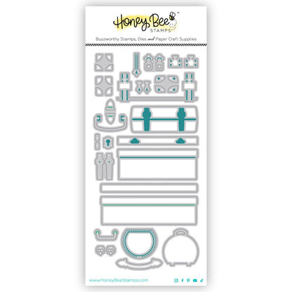 Lovely Layers: Small Suitcases - Honey Cuts - Stand - Alone Dies - Honey Bee Stamps