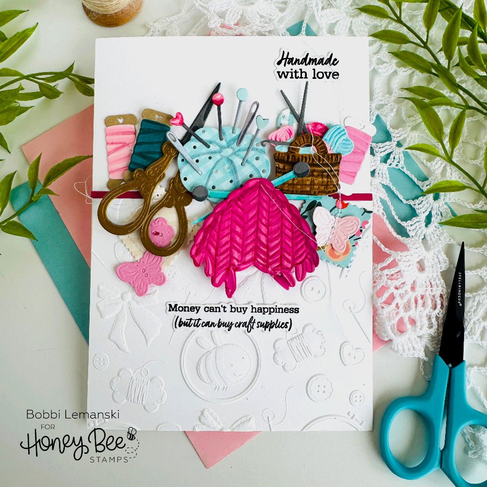 Lovely Layers: Stitching Elements - Honey Cuts - Stand - Alone Dies - Honey Bee Stamps