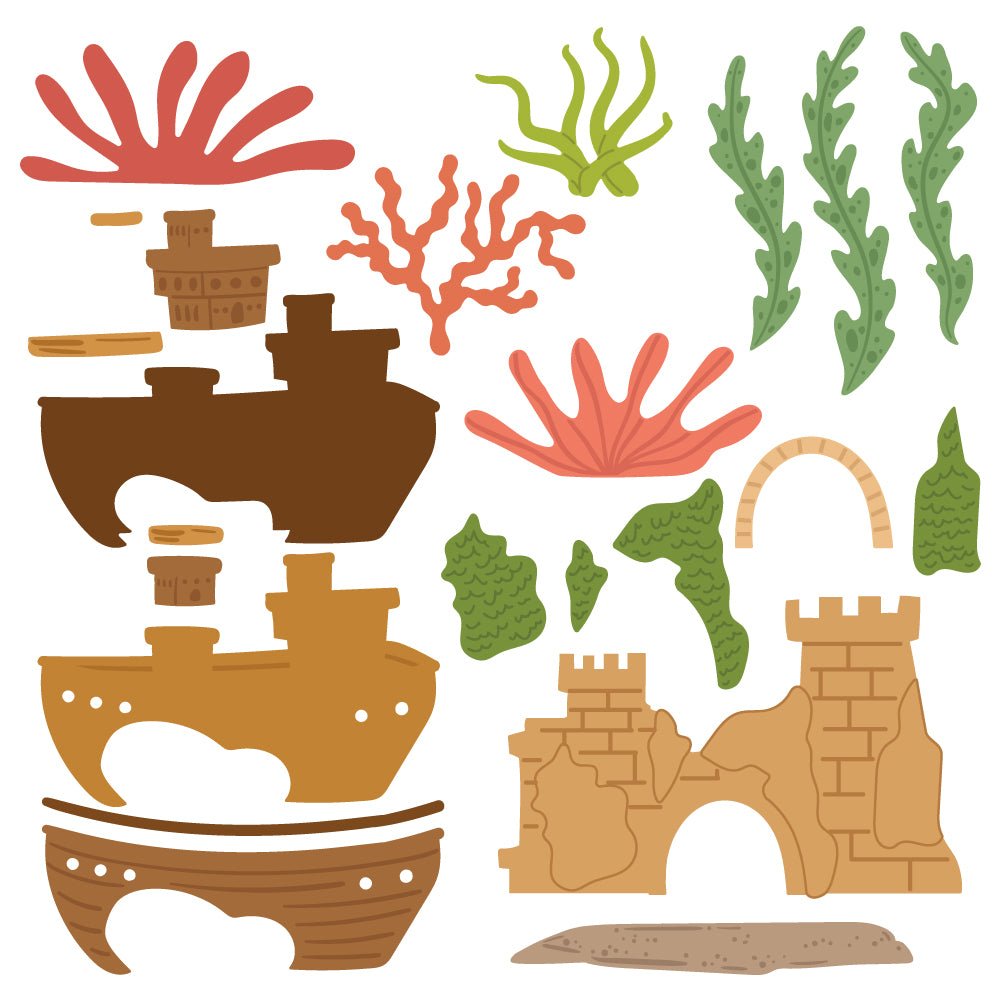 Lovely Layers: Tank Aquarium Add - On - Honey Cuts - Stand - Alone Dies - Honey Bee Stamps