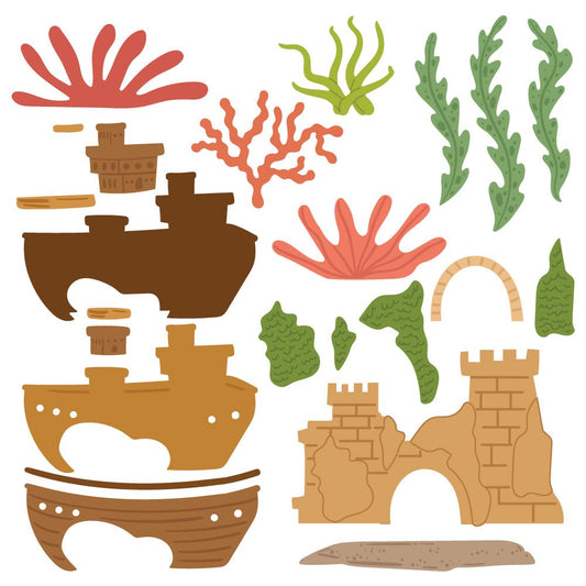 Lovely Layers: Tank Aquarium Add - On - Honey Cuts - Stand - Alone Dies - Honey Bee Stamps