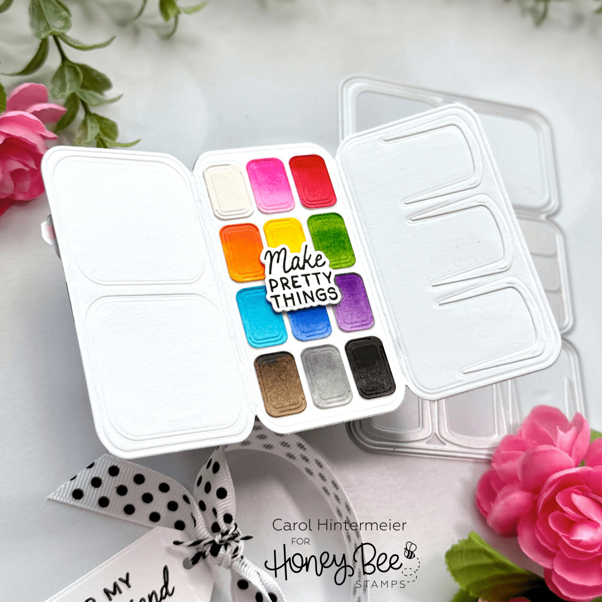 Lovely Layers: Tin Palette - Honey Cuts - Stand - Alone Dies - Honey Bee Stamps