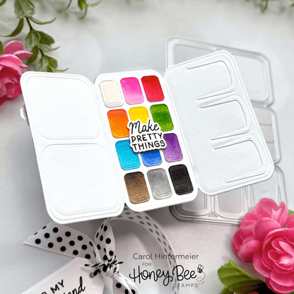 Lovely Layers: Tin Palette - Honey Cuts - Stand - Alone Dies - Honey Bee Stamps