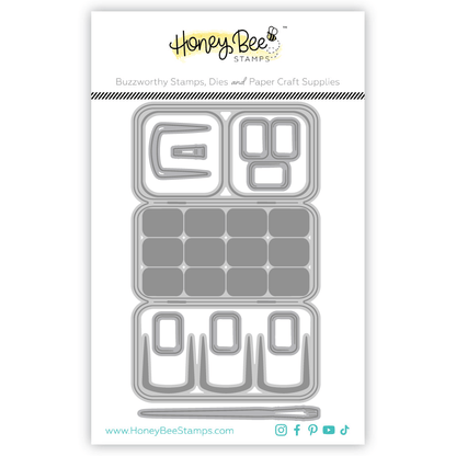 Lovely Layers: Tin Palette - Honey Cuts - Stand - Alone Dies - Honey Bee Stamps