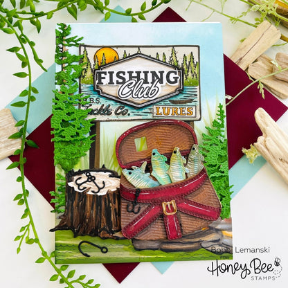 Lovely Layers: Trees - Honey Cuts - Stand - Alone Dies - Honey Bee Stamps