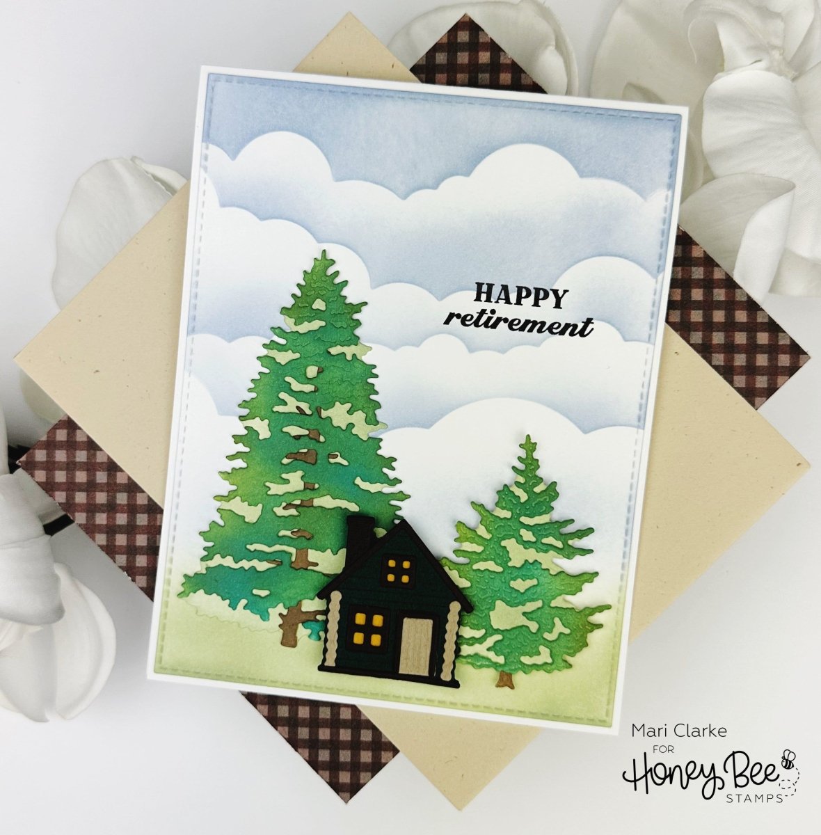 Lovely Layers: Trees - Honey Cuts - Stand - Alone Dies - Honey Bee Stamps