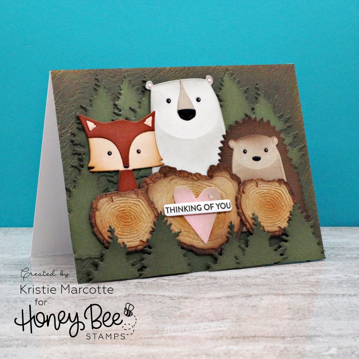 Lovely Layers: Trees - Honey Cuts - Stand - Alone Dies - Honey Bee Stamps