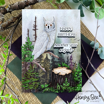 Lovely Layers: Trees - Honey Cuts - Stand - Alone Dies - Honey Bee Stamps