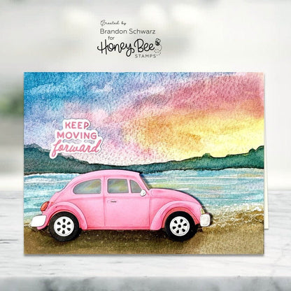Lovely Layers: Vintage Bug - Honey Cuts Stand - Alone Dies - Honey Bee Stamps