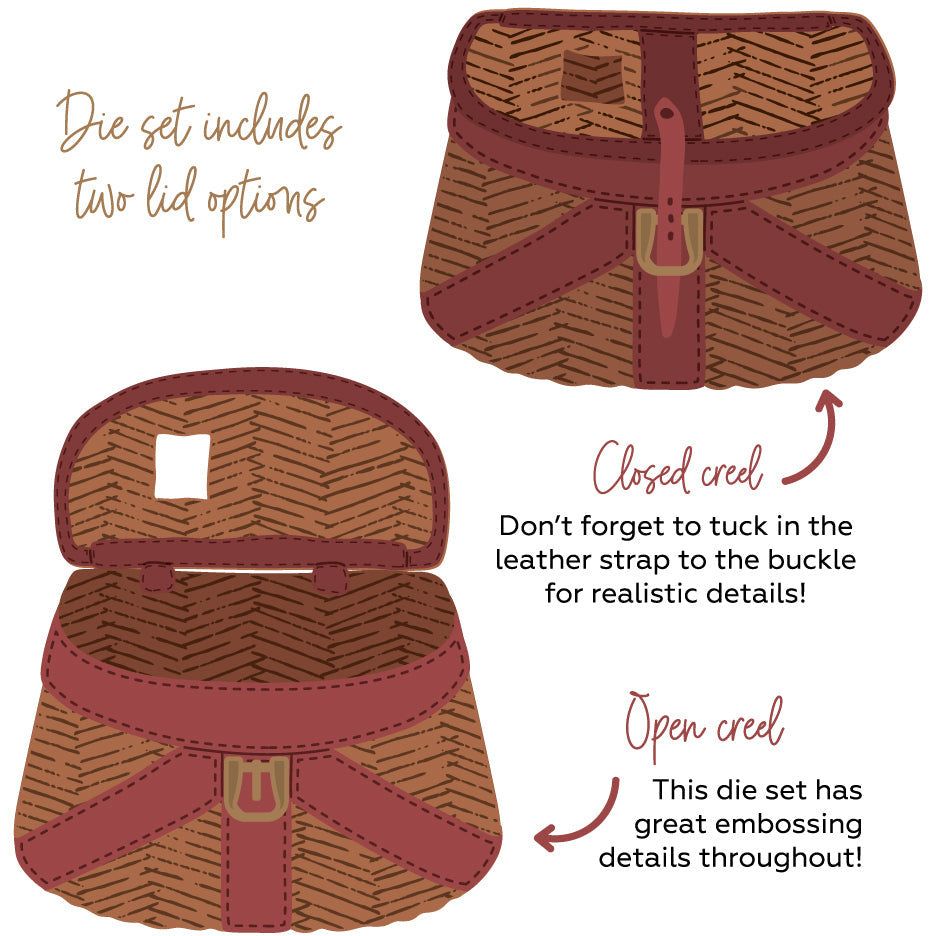 Lovely Layers: Vintage Creel - Honey Cuts - Stand - Alone Dies - Honey Bee Stamps