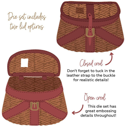 Lovely Layers: Vintage Creel - Honey Cuts - Stand - Alone Dies - Honey Bee Stamps