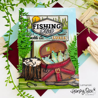 Lovely Layers: Vintage Creel - Honey Cuts - Stand - Alone Dies - Honey Bee Stamps