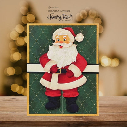 Lovely Layers: Vintage Santa - Honey Cuts - Stand - Alone Dies - Honey Bee Stamps