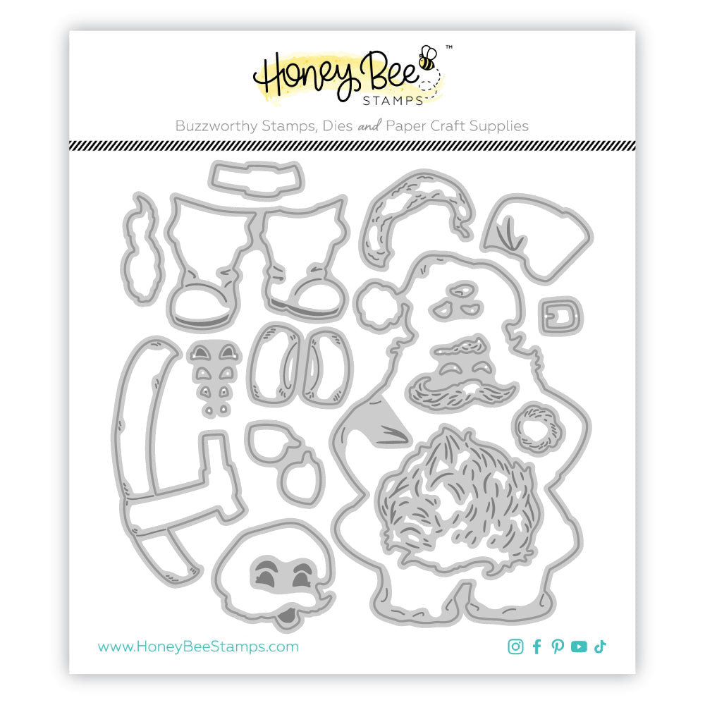 Lovely Layers: Vintage Santa - Honey Cuts - Stand - Alone Dies - Honey Bee Stamps