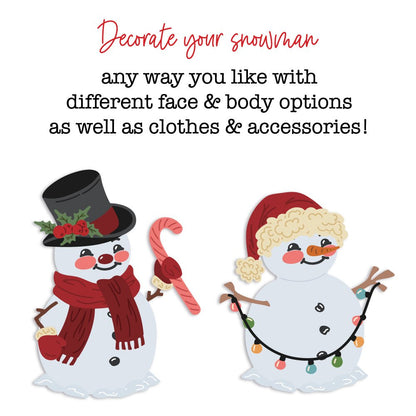 Lovely Layers: Vintage Snowman - Honey Cuts - Stand - Alone Dies - Honey Bee Stamps
