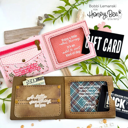 Lovely Layers: Wallet - Honey Cuts Stand - Alone Dies - Honey Bee Stamps