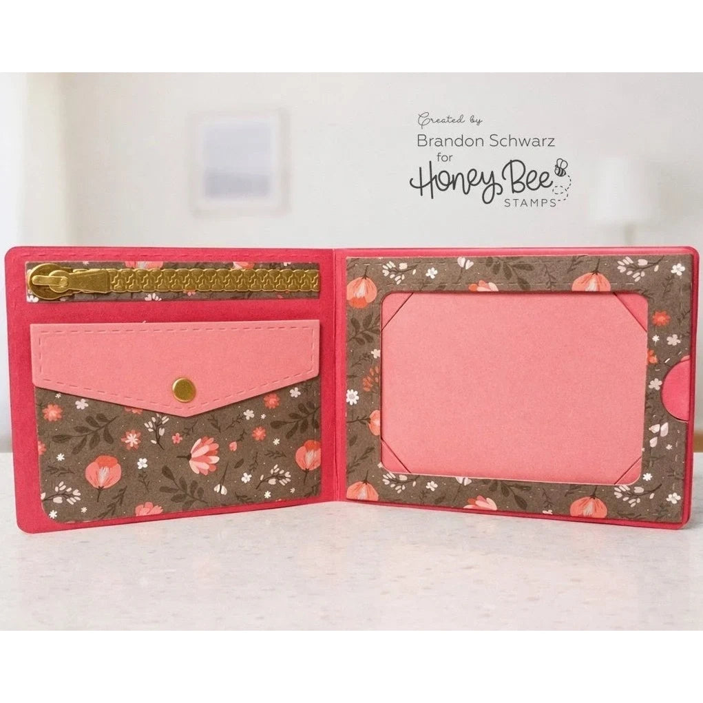 Lovely Layers: Wallet - Honey Cuts Stand - Alone Dies - Honey Bee Stamps