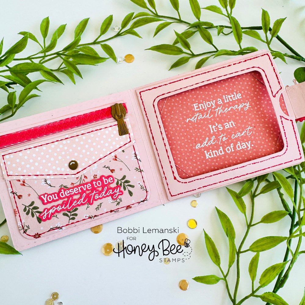 Lovely Layers: Wallet - Honey Cuts Stand - Alone Dies - Honey Bee Stamps