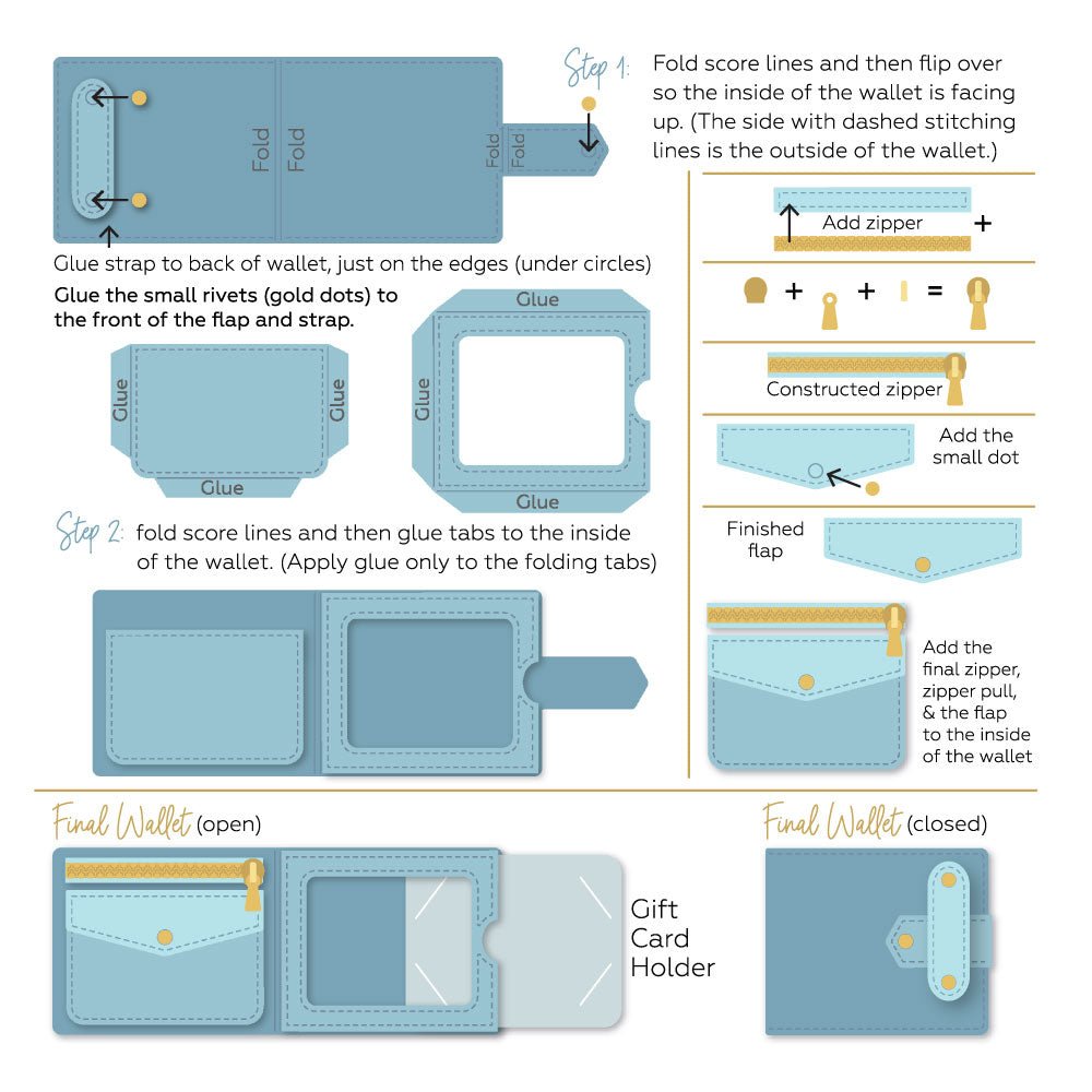 Lovely Layers: Wallet - Honey Cuts Stand - Alone Dies - Honey Bee Stamps