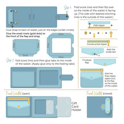 Lovely Layers: Wallet - Honey Cuts Stand - Alone Dies - Honey Bee Stamps