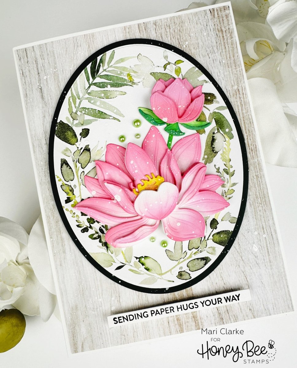 Lovely Layers: Water Lily - Honey Cuts - Stand - Alone Dies - Honey Bee Stamps