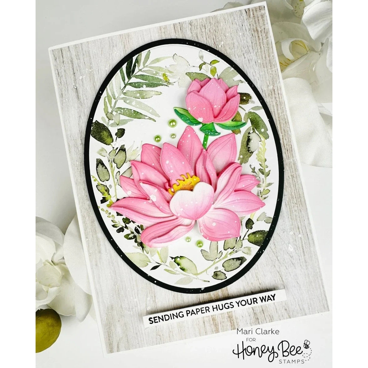 Lovely Layers: Water Lily - Honey Cuts - Stand - Alone Dies - Honey Bee Stamps