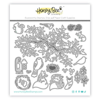 Lovely Layers: Window Fall Add - On - Honey Cuts - Stand - Alone Dies - Honey Bee Stamps