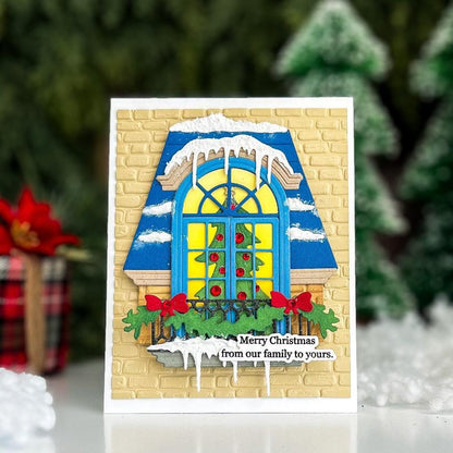 Lovely Layers: Window Holiday Add - On - Honey Cuts - Stand - Alone Dies - Honey Bee Stamps