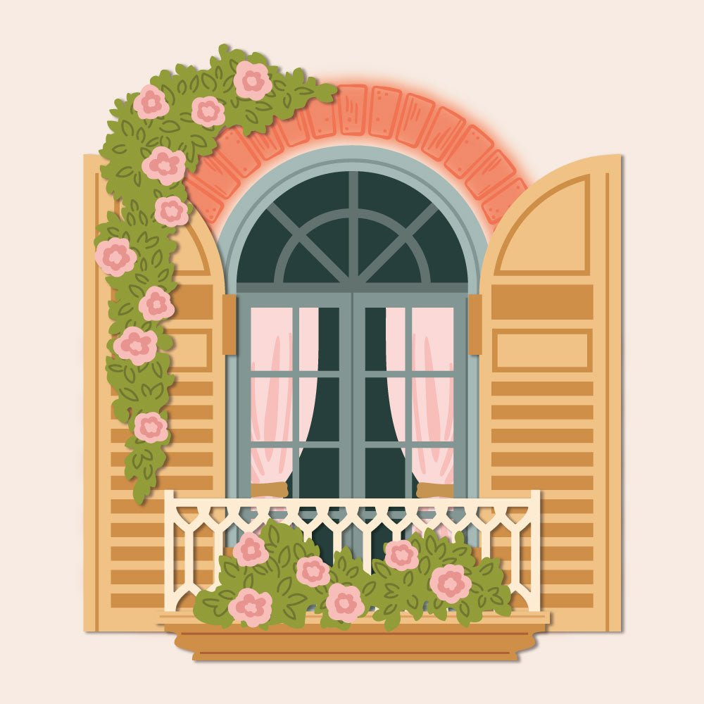 Lovely Layers: Window - Honey Cuts - Stand - Alone Dies - Honey Bee Stamps