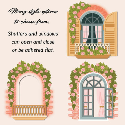 Lovely Layers: Window - Honey Cuts - Stand - Alone Dies - Honey Bee Stamps