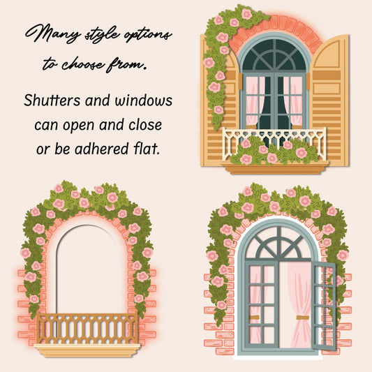 Lovely Layers: Window - Honey Cuts - Stand - Alone Dies - Honey Bee Stamps