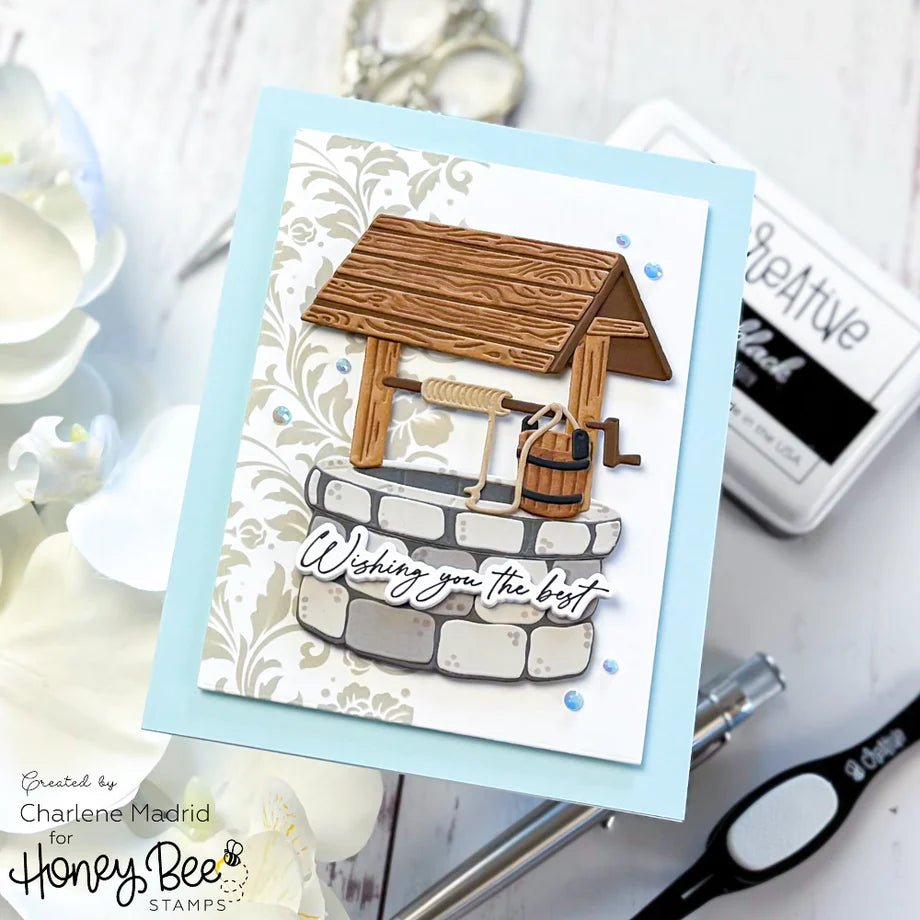Lovely Layers: Wishing Well - Honey Cuts - Stand - Alone Dies - Honey Bee Stamps