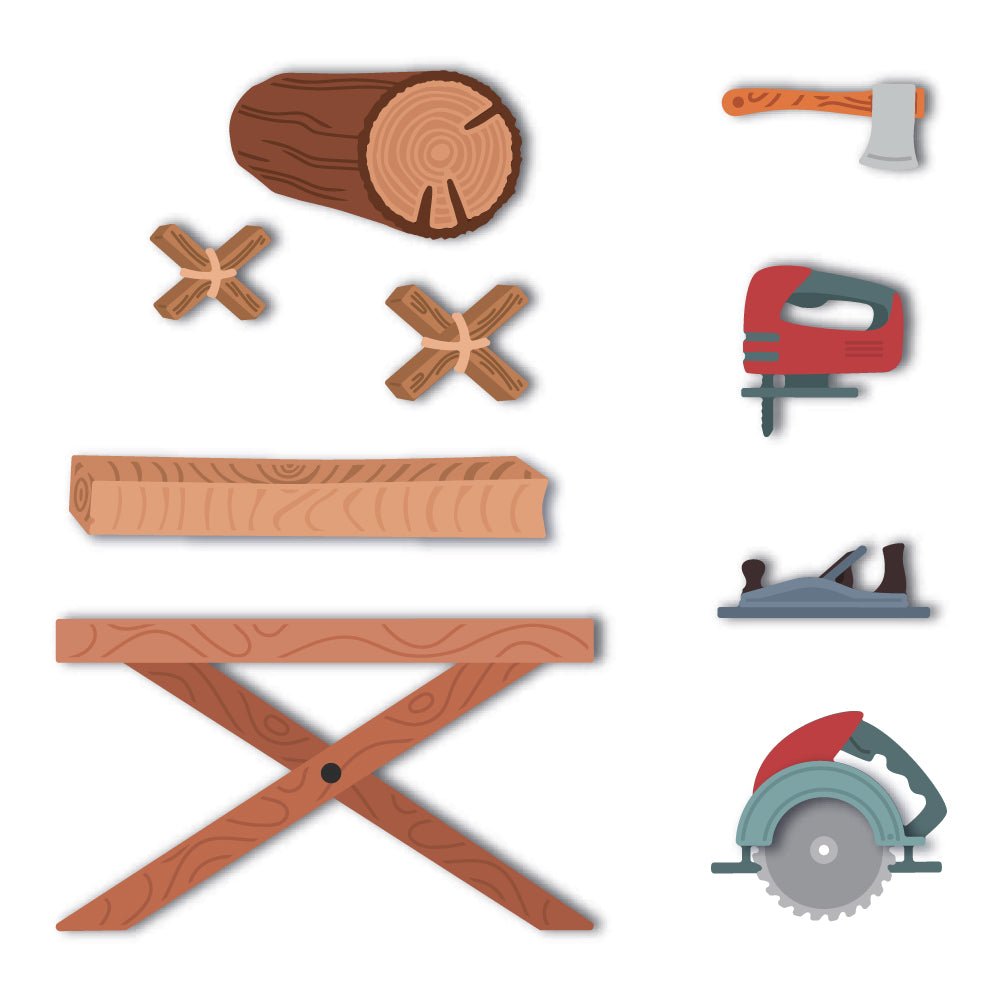 Lovely Layers: Woodworking - Honey Cuts - Stand - Alone Dies - Honey Bee Stamps