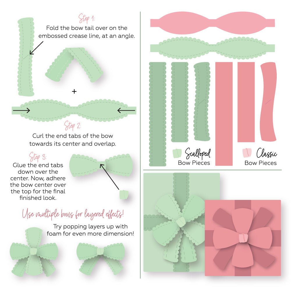 Lovely Layers: Wrap It Up - Honey Cuts Stand - Alone Dies - Honey Bee Stamps