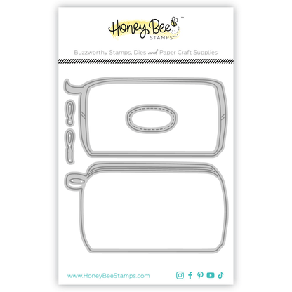 Lovely Layers: Zipper Bag - Honey Cuts - Stand - Alone Dies - Honey Bee Stamps