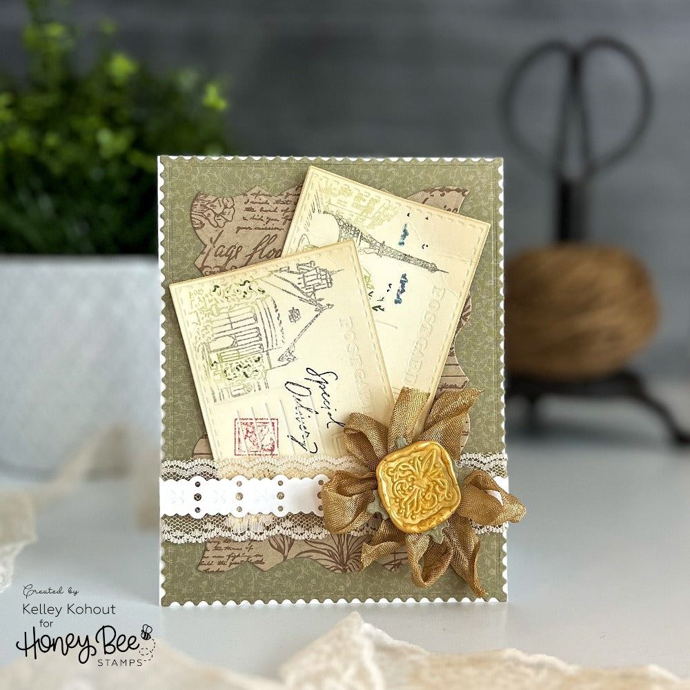 Lovely Layouts: Posted - Honey Cuts - Stand - Alone Dies - Honey Bee Stamps