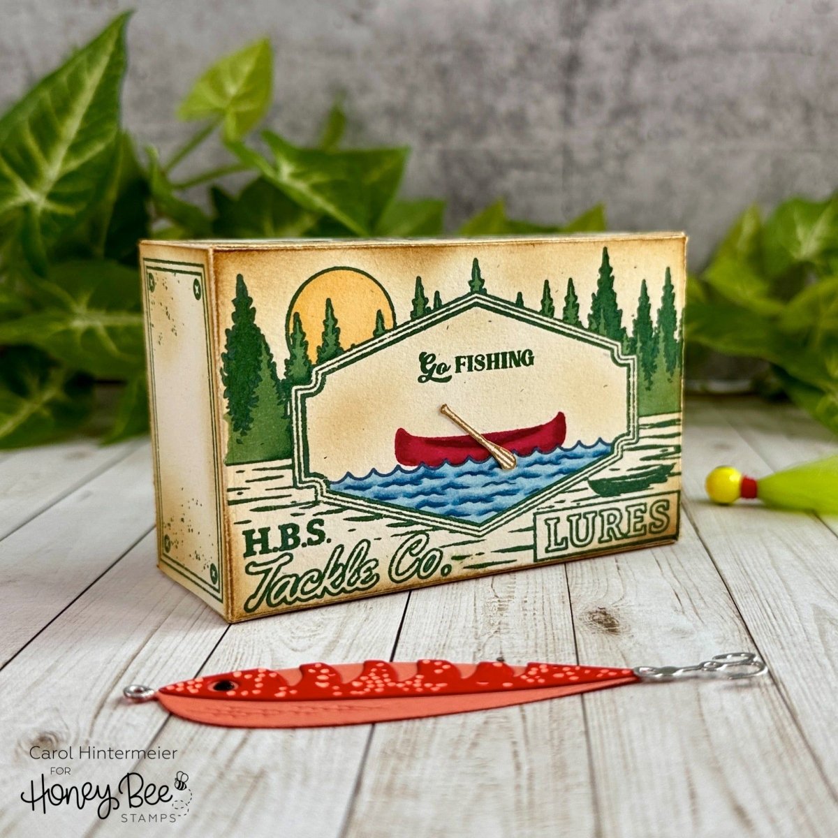 Lucky Lures - 6x8 Photopolymer Stamp Set - Retiring - Honey Bee Stamps