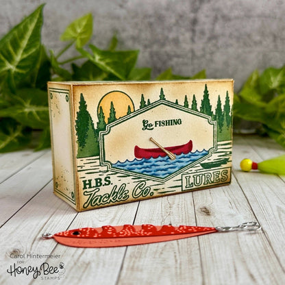 Lucky Lures - 6x8 Photopolymer Stamp Set - Retiring - Honey Bee Stamps